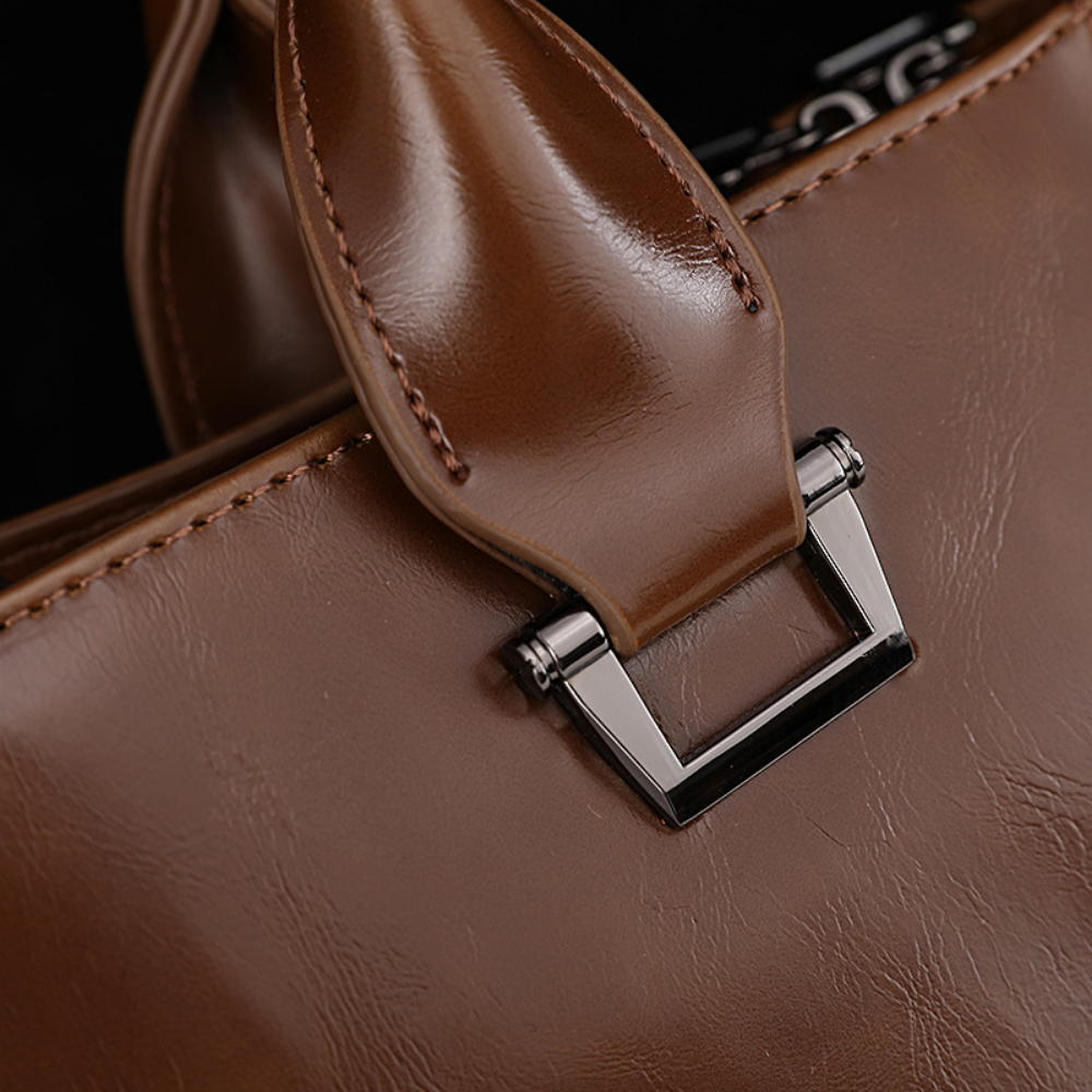 Bolsa Executiva em Couro Zagreb