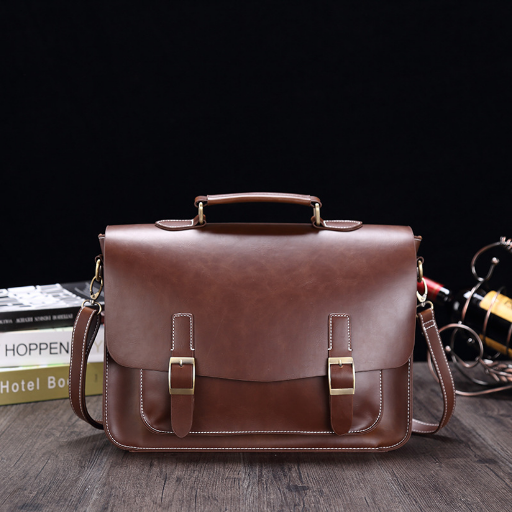 Bolsa Executiva em Couro Madrid
