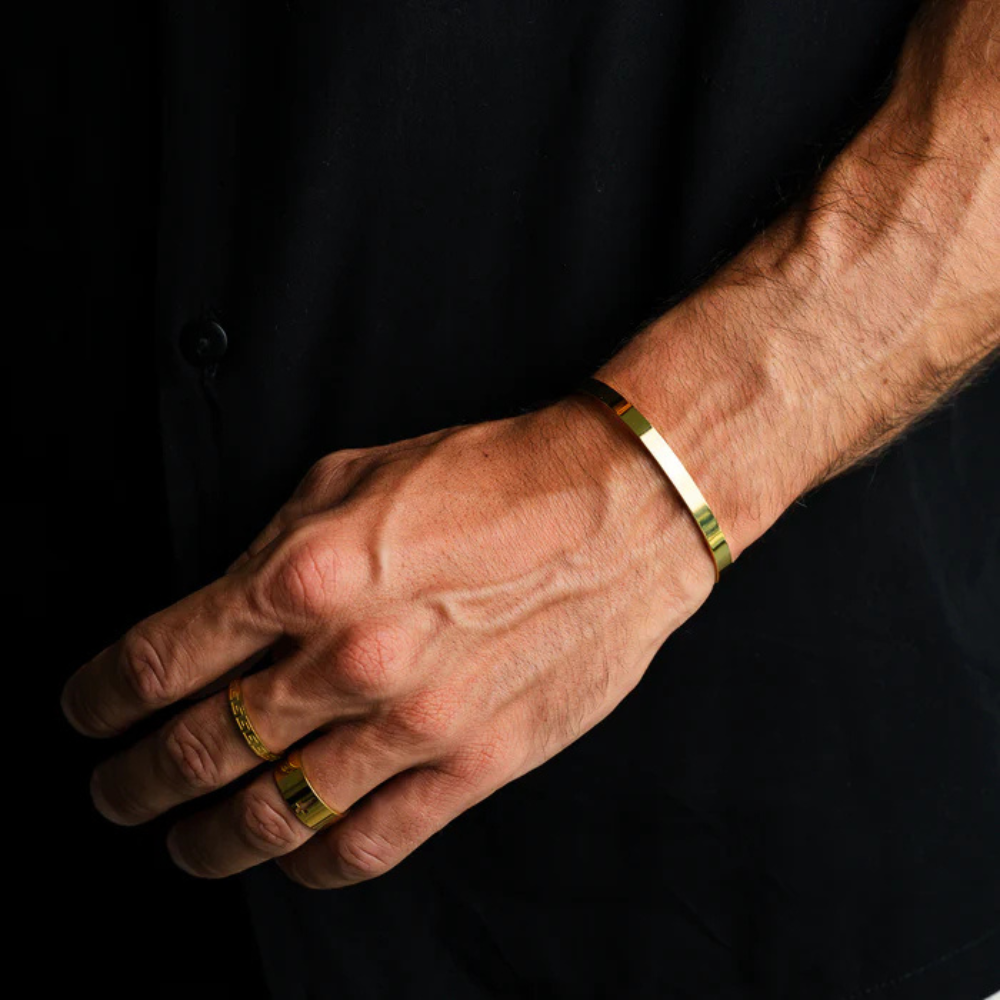 Bracelete Quentin Ouro Inox