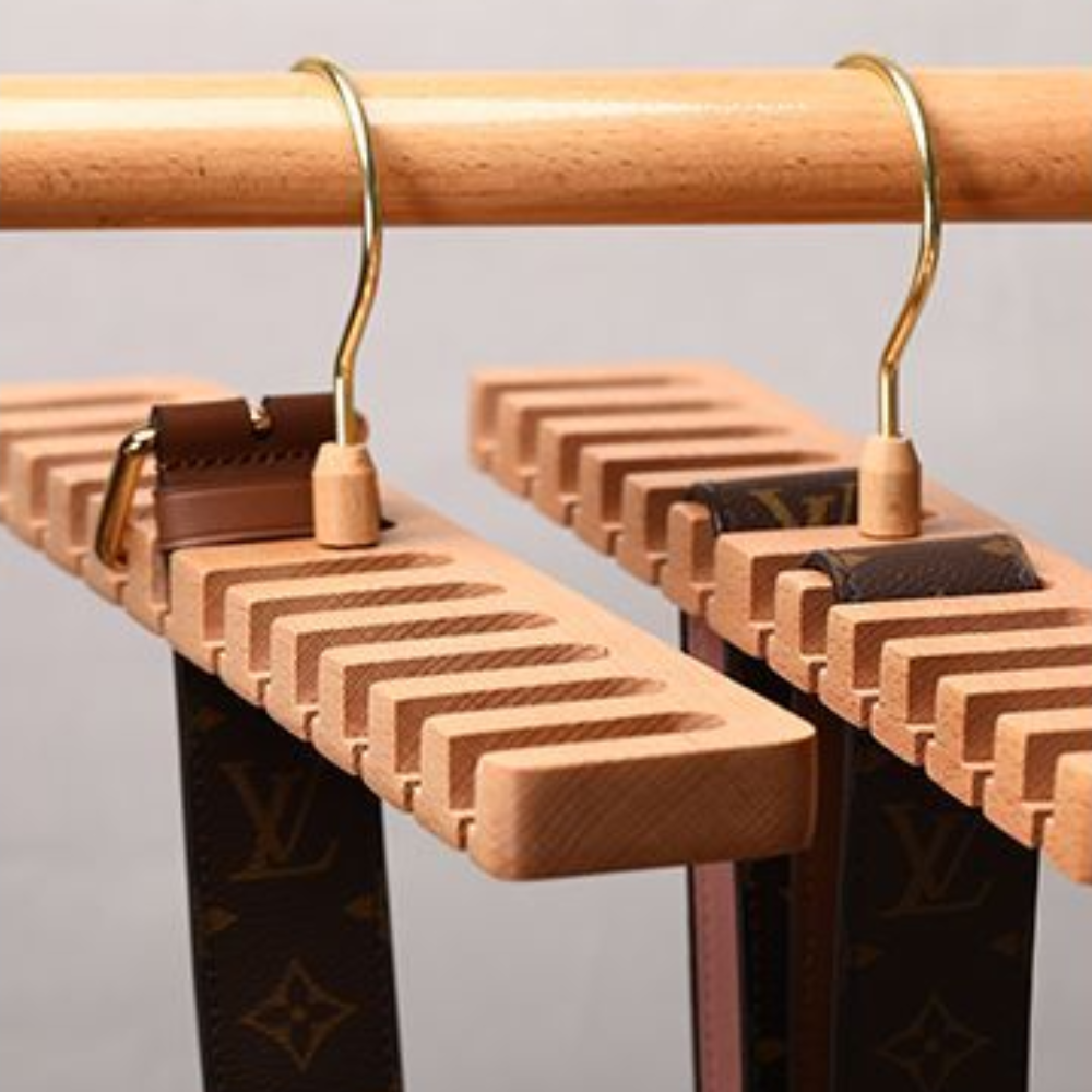 Cabide em Madeira para Cintos