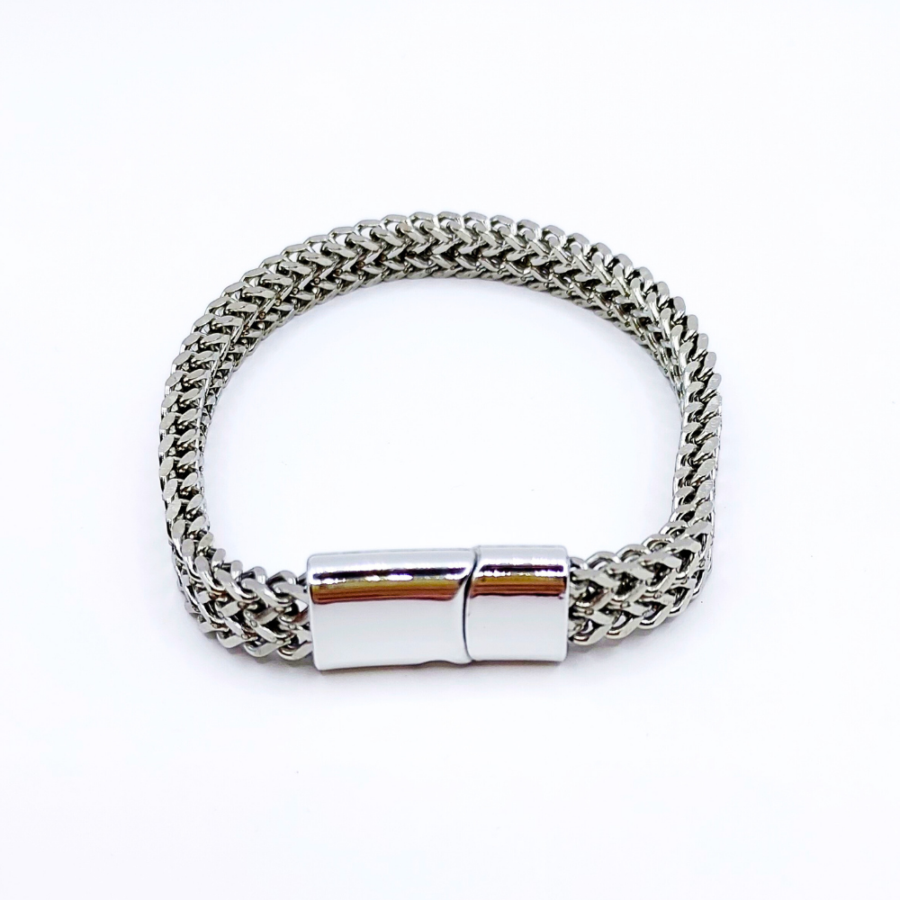 Pulseira Thaddeus Prata Inox