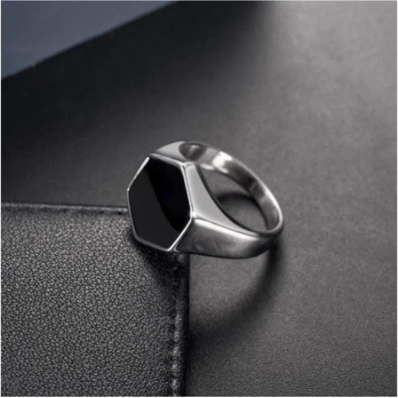 Anel Ares Prata Inox