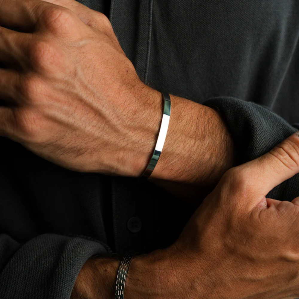 Bracelete Quentin Prata Inox