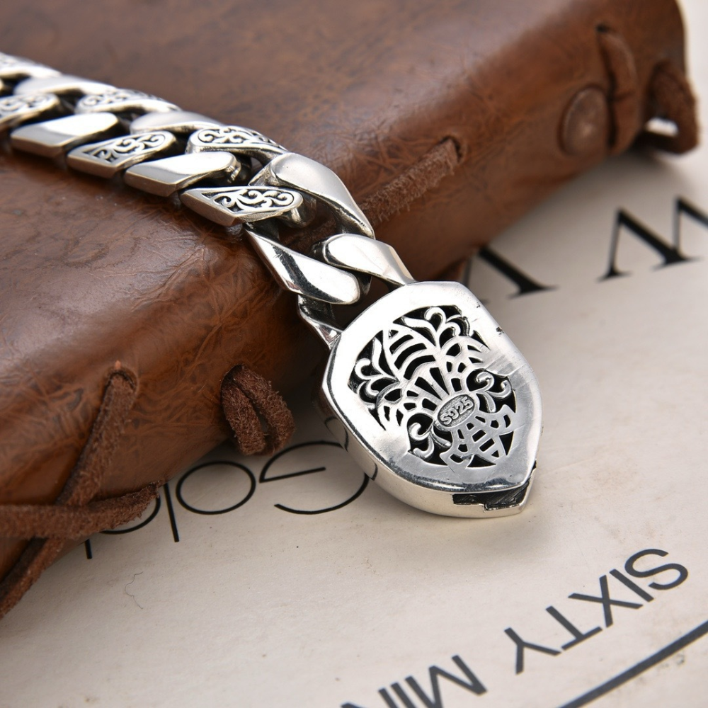 Pulseira Leon Prata Inox