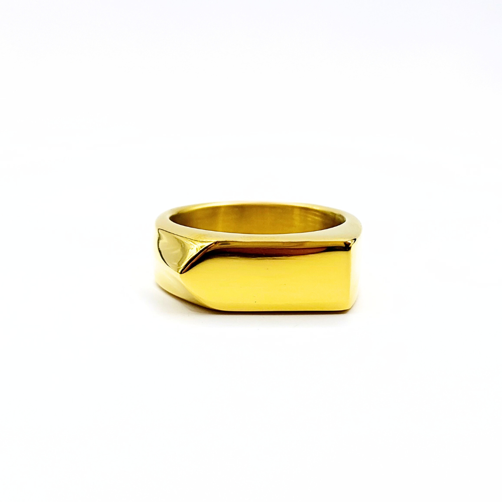 Anel Romulus Ouro Inox