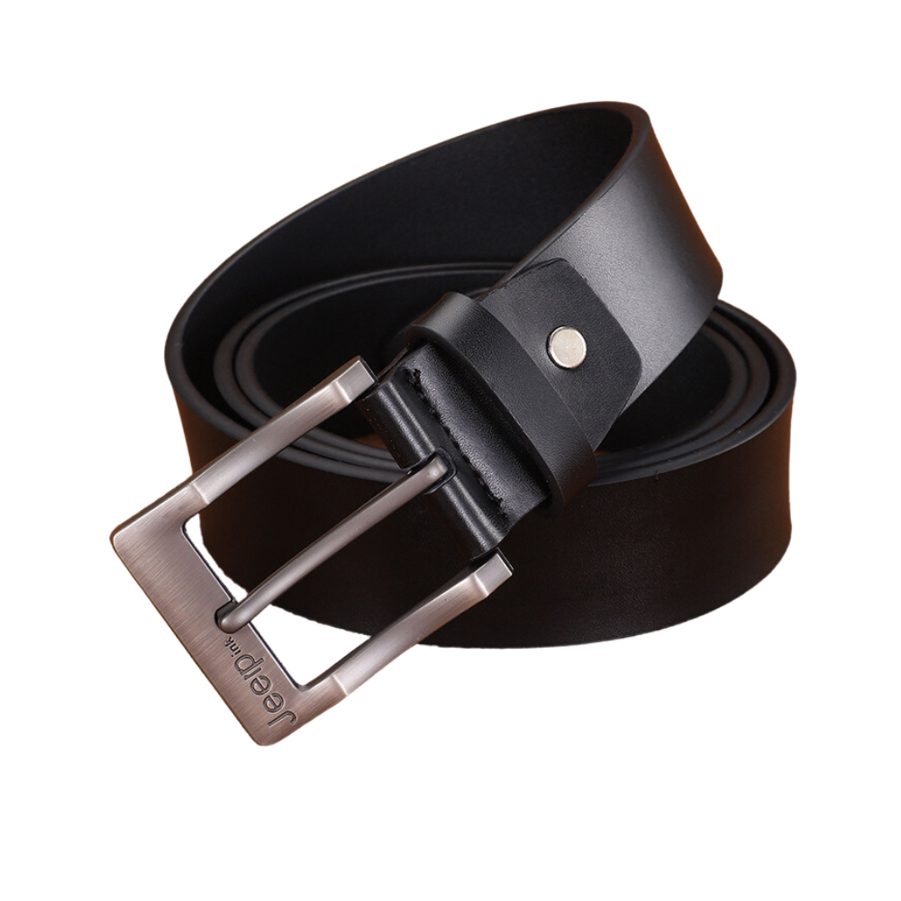 Cinto de Couro Casual - Jeep Ink