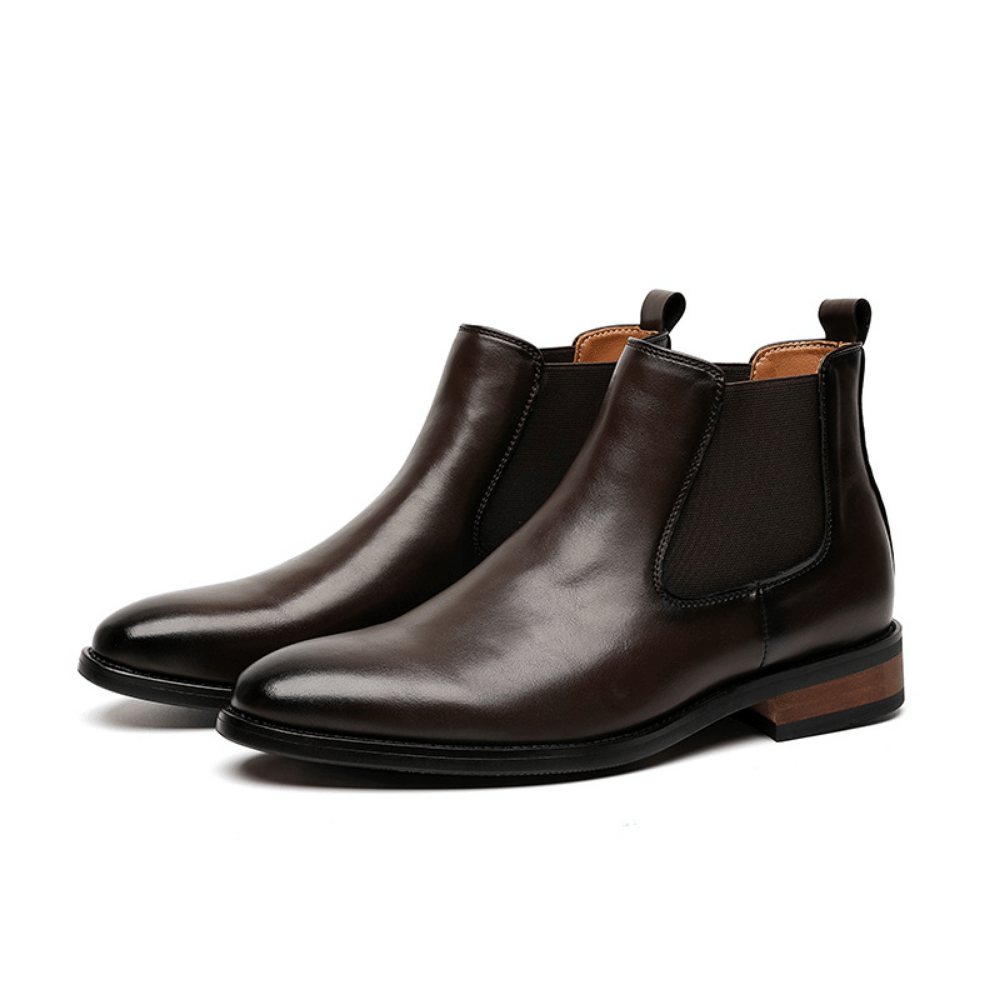 Bota Chelsea em Couro Moreau Marrom