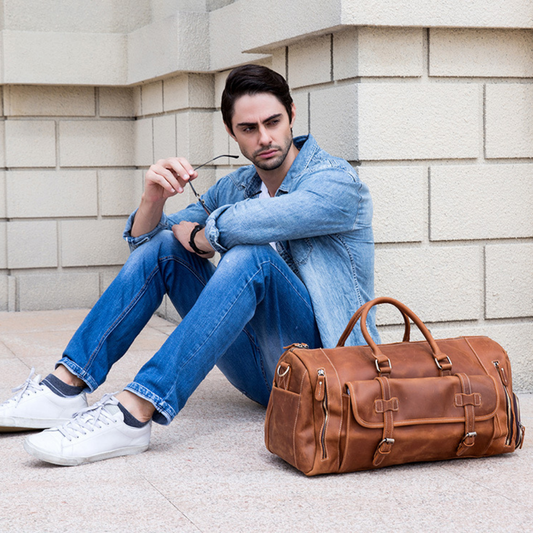 Bolsa de Viagem em Couro Legítimo Odessa