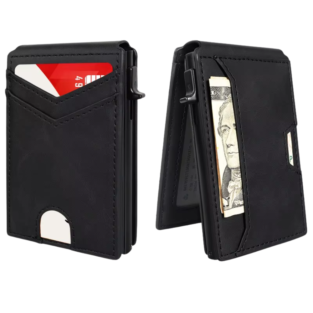 Carteira Masculina Urban Slim – Minimalismo, Segurança e Máxima Capacidade