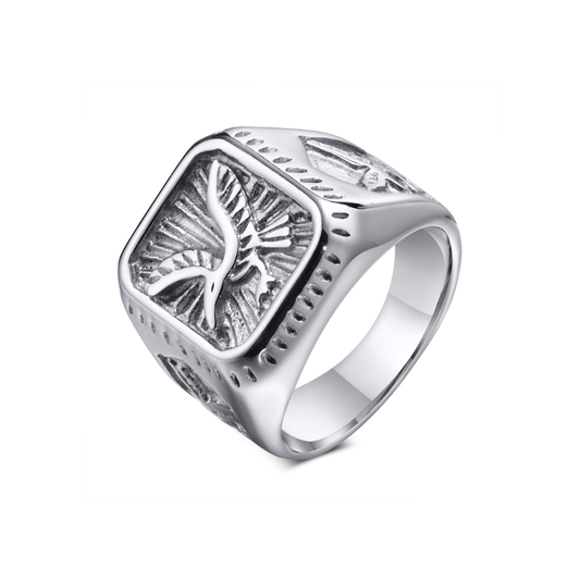 Anel Eagle Prata Inox