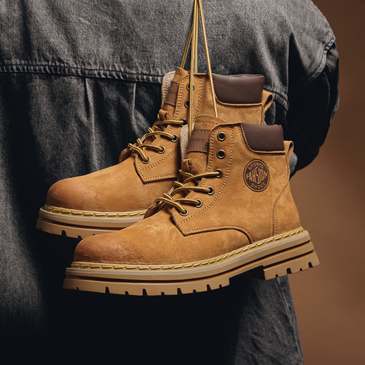 Bota Coturno Masculina em Couro Legítimo Everest