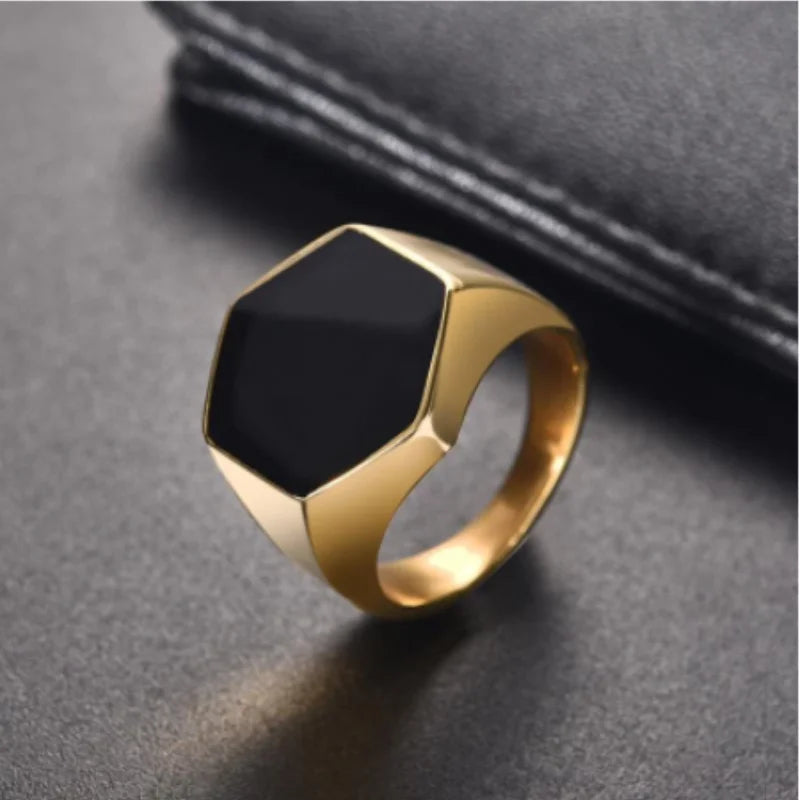Anel Ares Ouro Inox