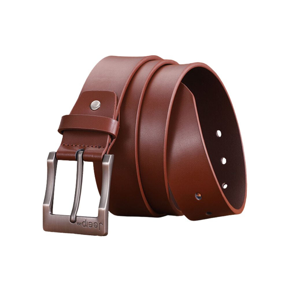 Cinto de Couro Casual - Jeep Ink