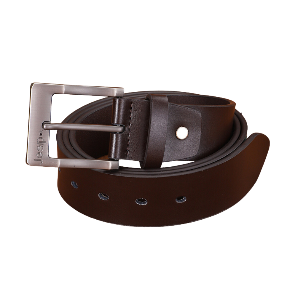 Cinto de Couro Casual - Jeep Ink