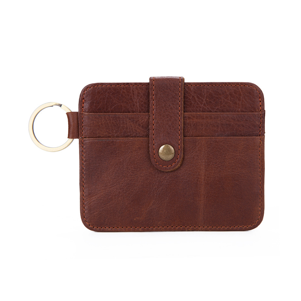 Porta Cartão de Couro Slim