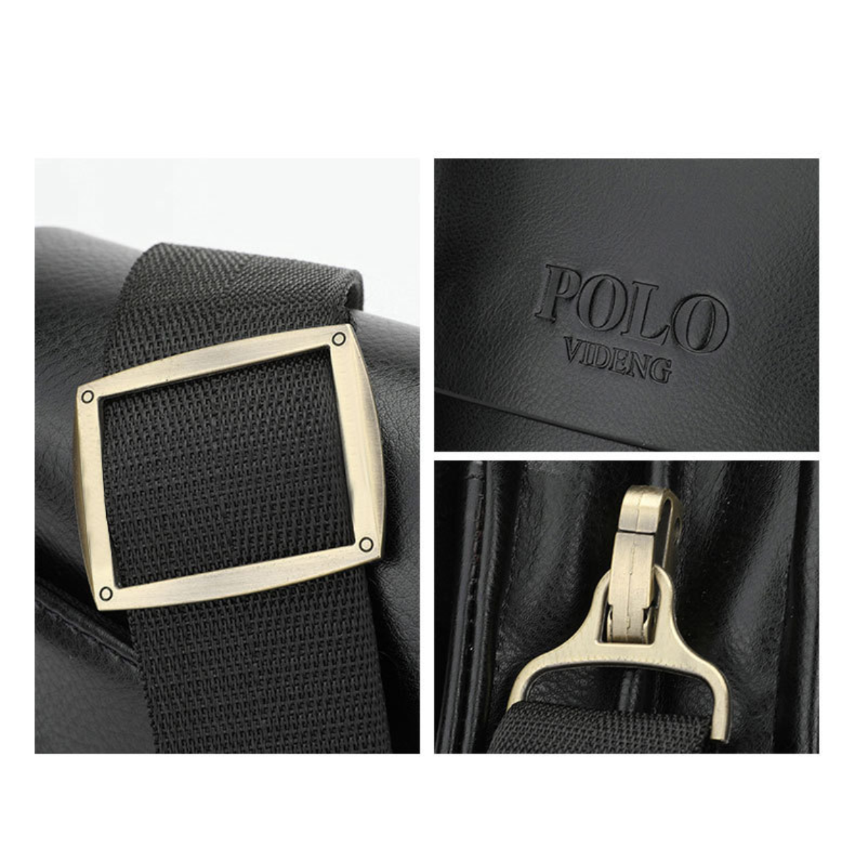 Bolsa Executiva Masculina em Couro Polo