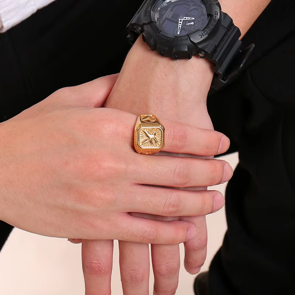 Anel Eagle Ouro 18k