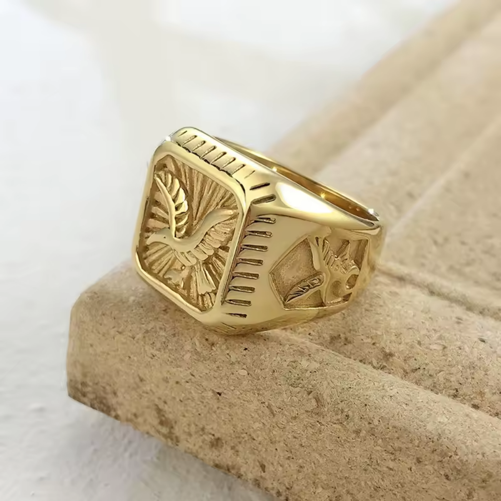 Anel Eagle Ouro 18k