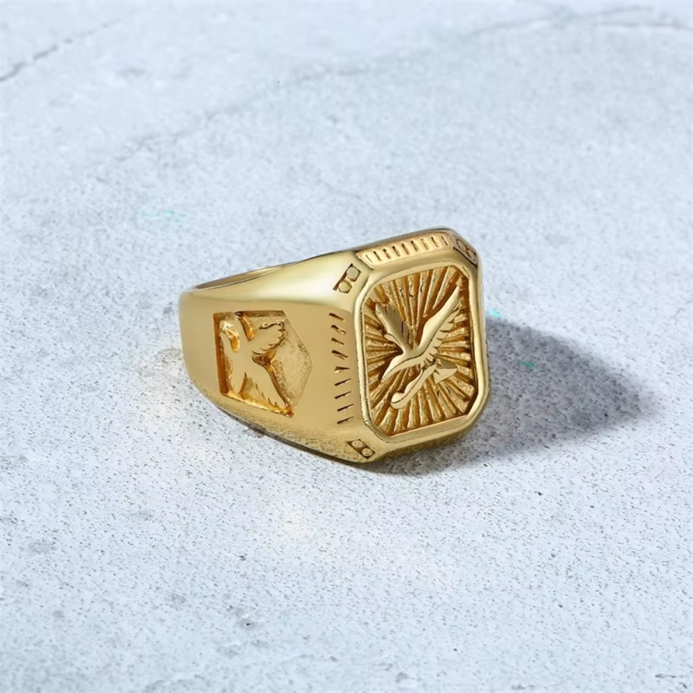 Anel Eagle Ouro 18k