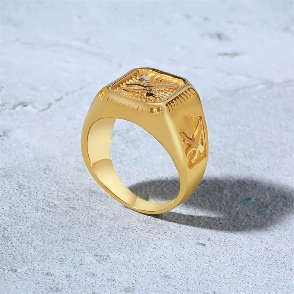 Anel Eagle Ouro 18k