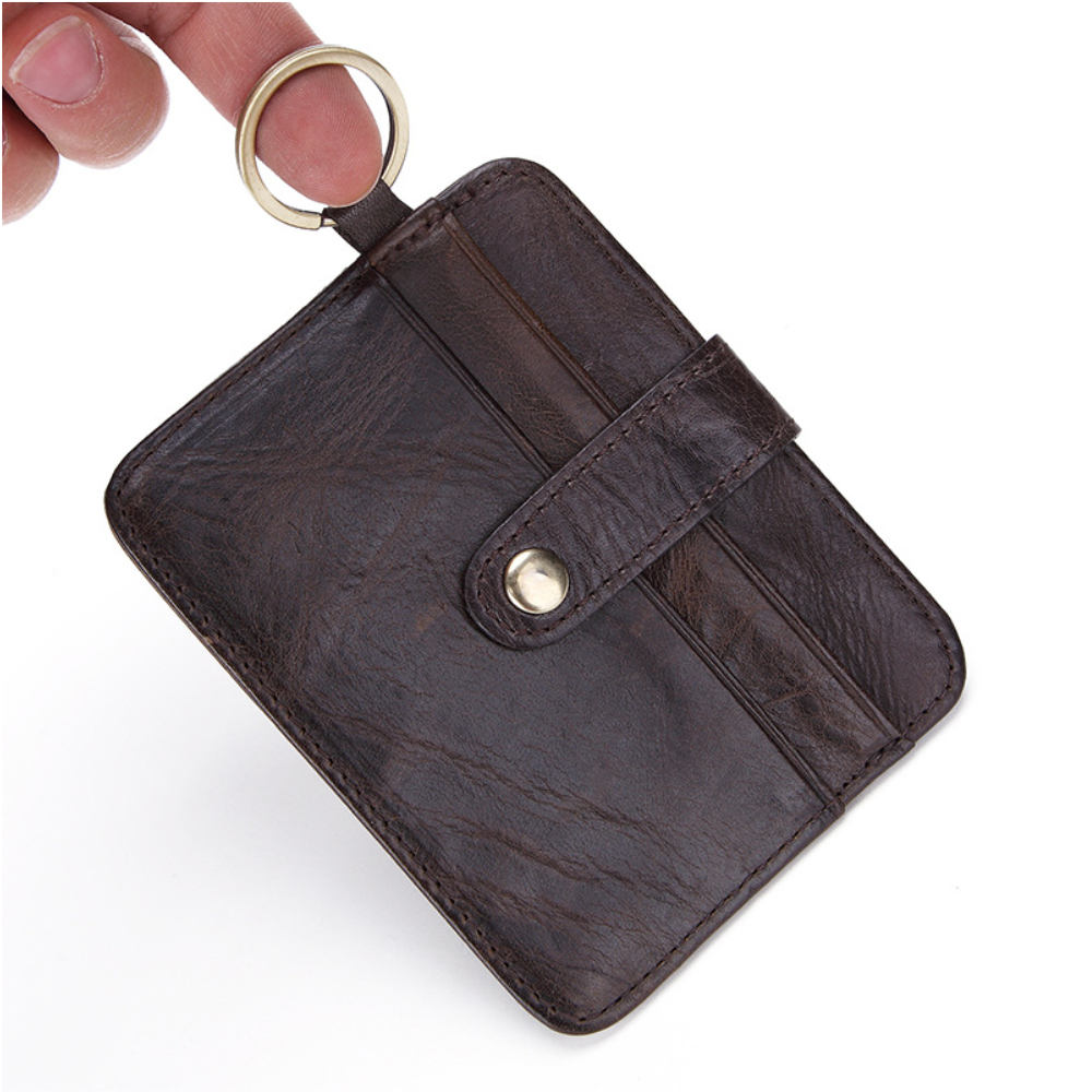 Porta Cartão de Couro Slim