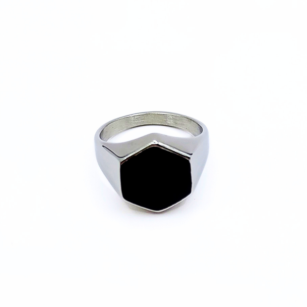Anel Ares Prata Inox