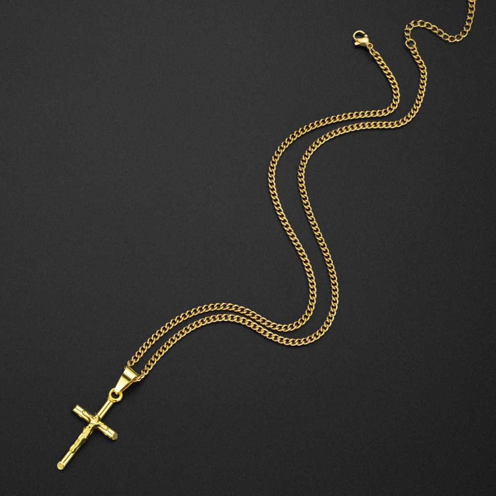 Colar Christ Ouro 18k