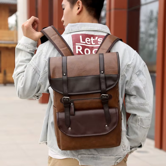 Mochila em Couro Los Angeles