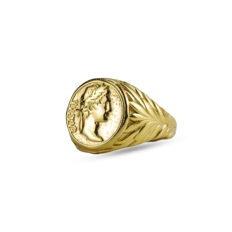 Anel Caesar Ouro Inox
