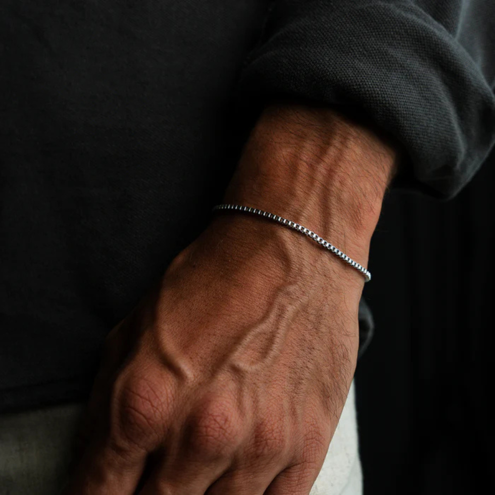 Pulseira Alistair Prata Inox