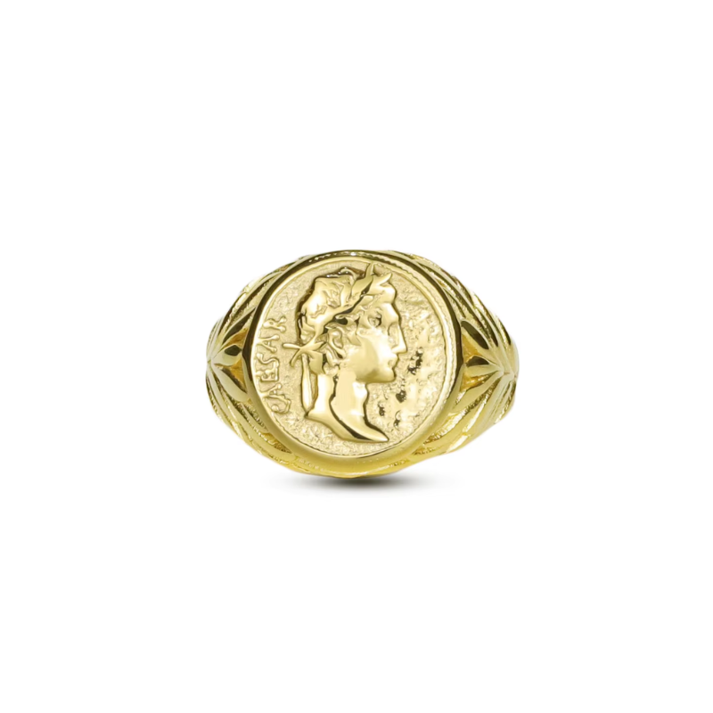 Anel Caesar Ouro Inox