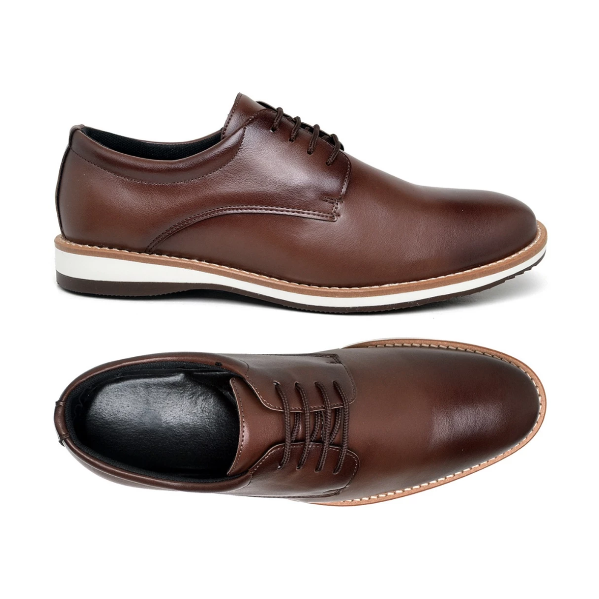 Sapato Oxford Masculino Journée – Couro Sintético Premium