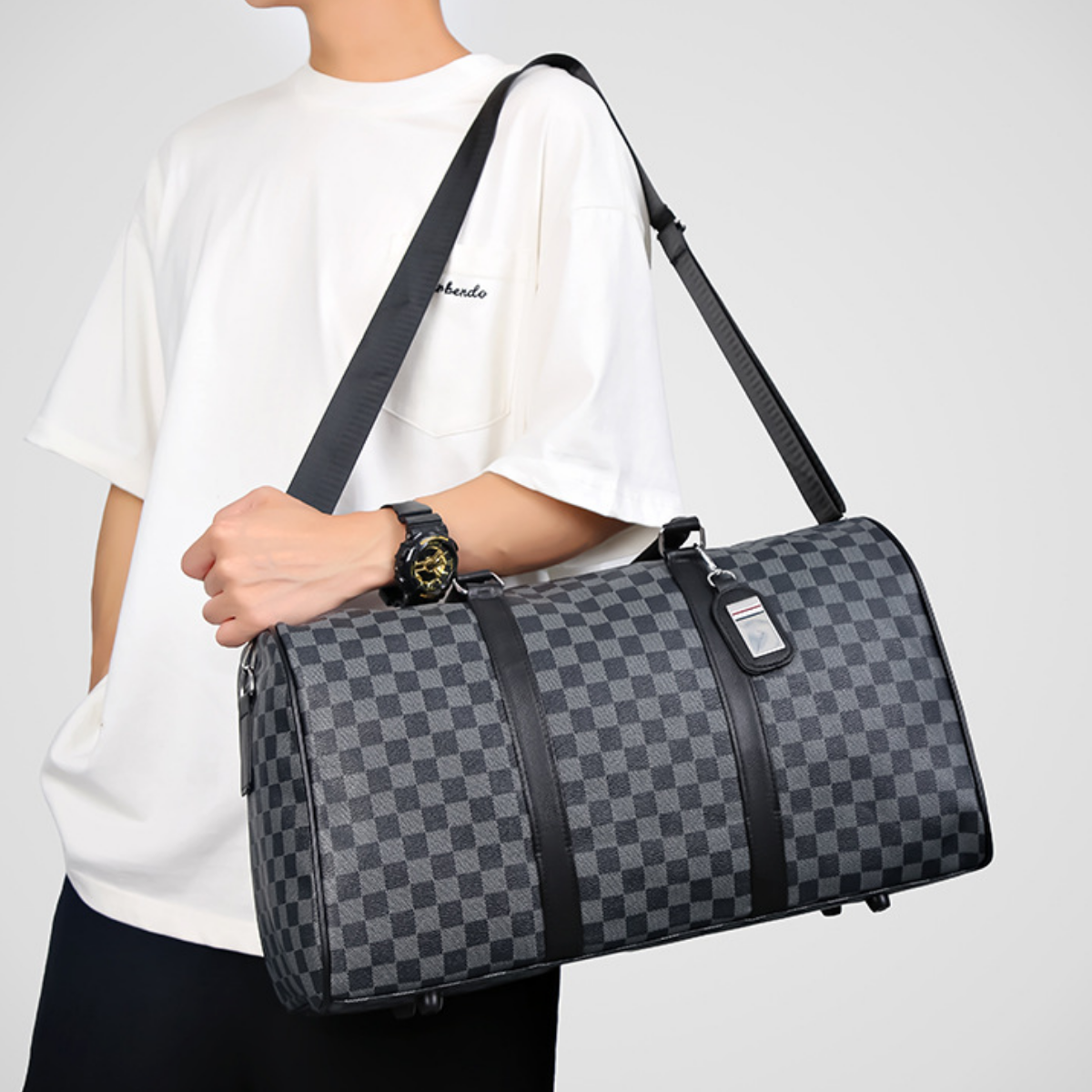 Bolsa de Viagem em Couro Auckland