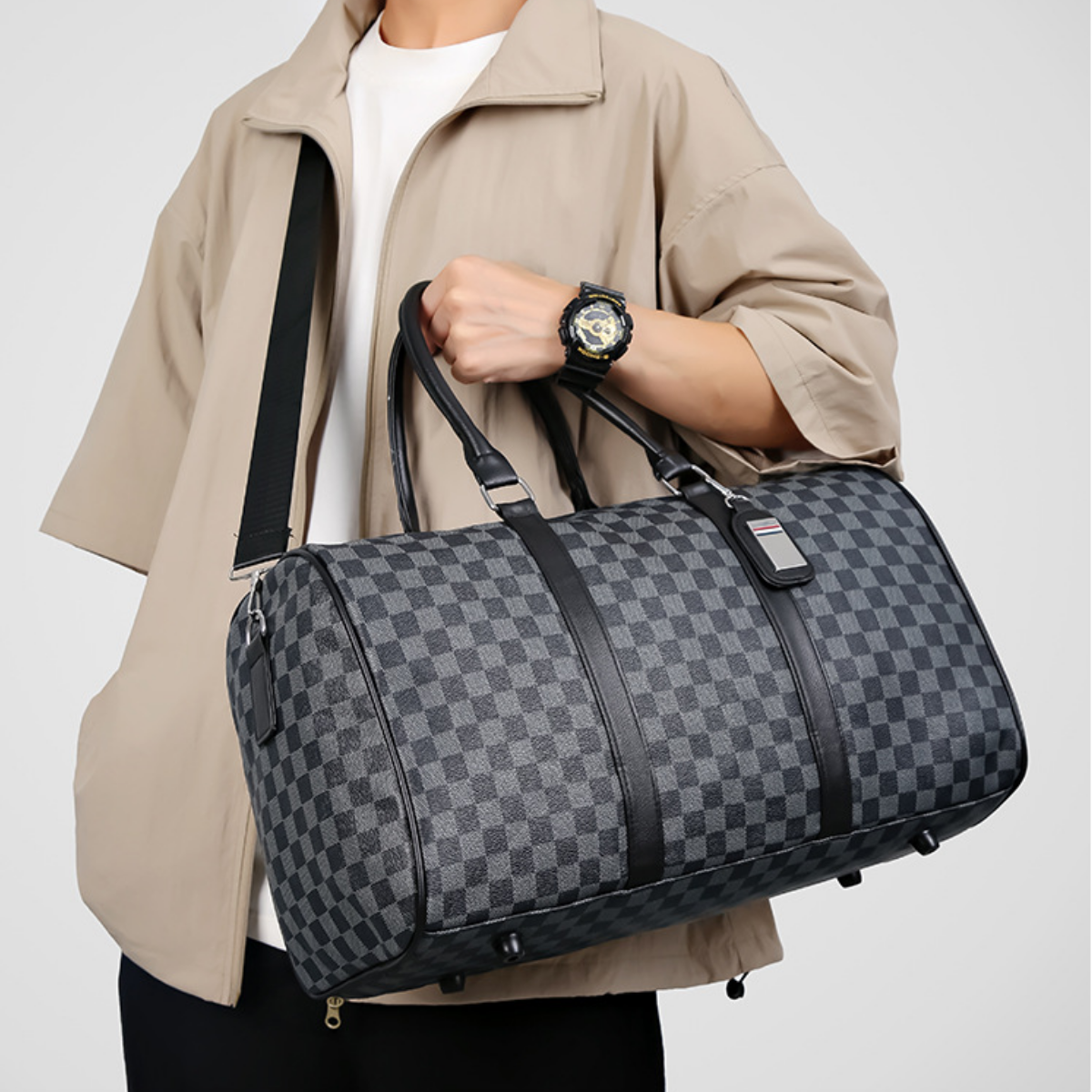Bolsa de Viagem em Couro Auckland