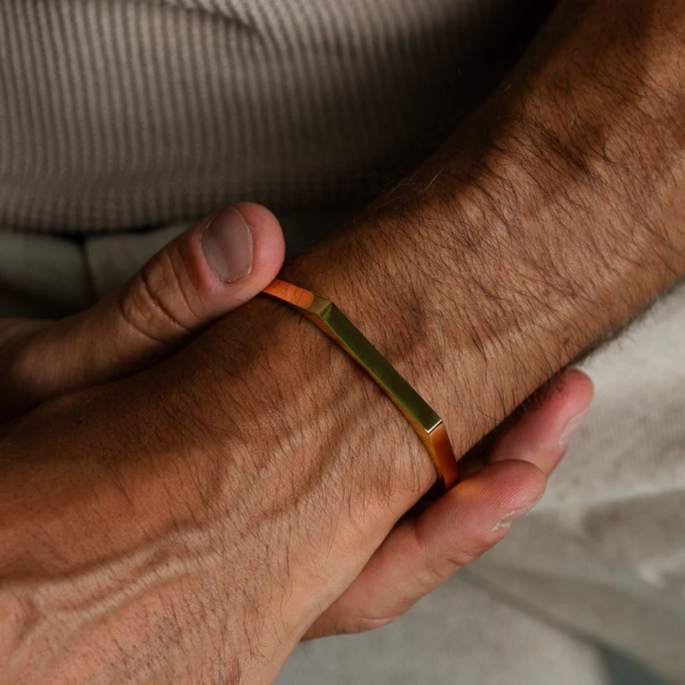 Bracelete Cuff Ouro 18k