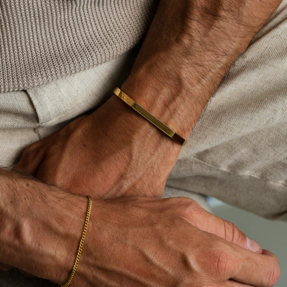 Bracelete Cuff Ouro 18k
