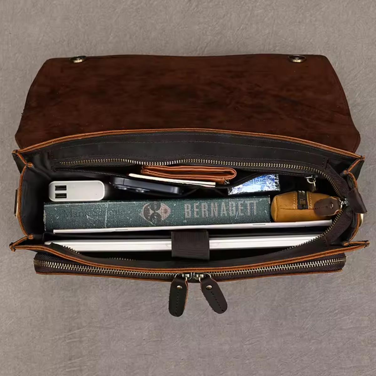 Bolsa Executiva em Couro Manchester