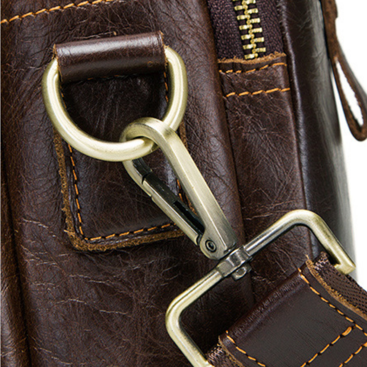 Bolsa Carteiro em Couro Sydney