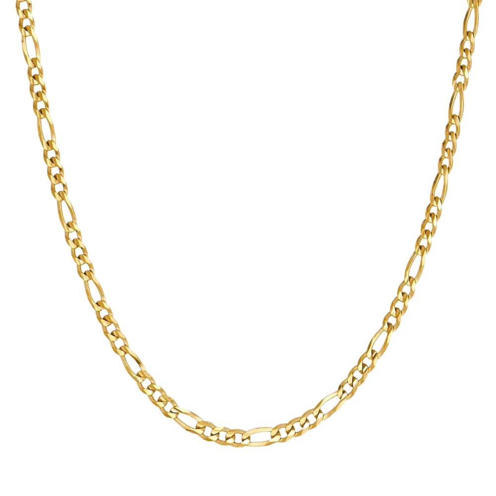 Colar Figaro Ouro 18k