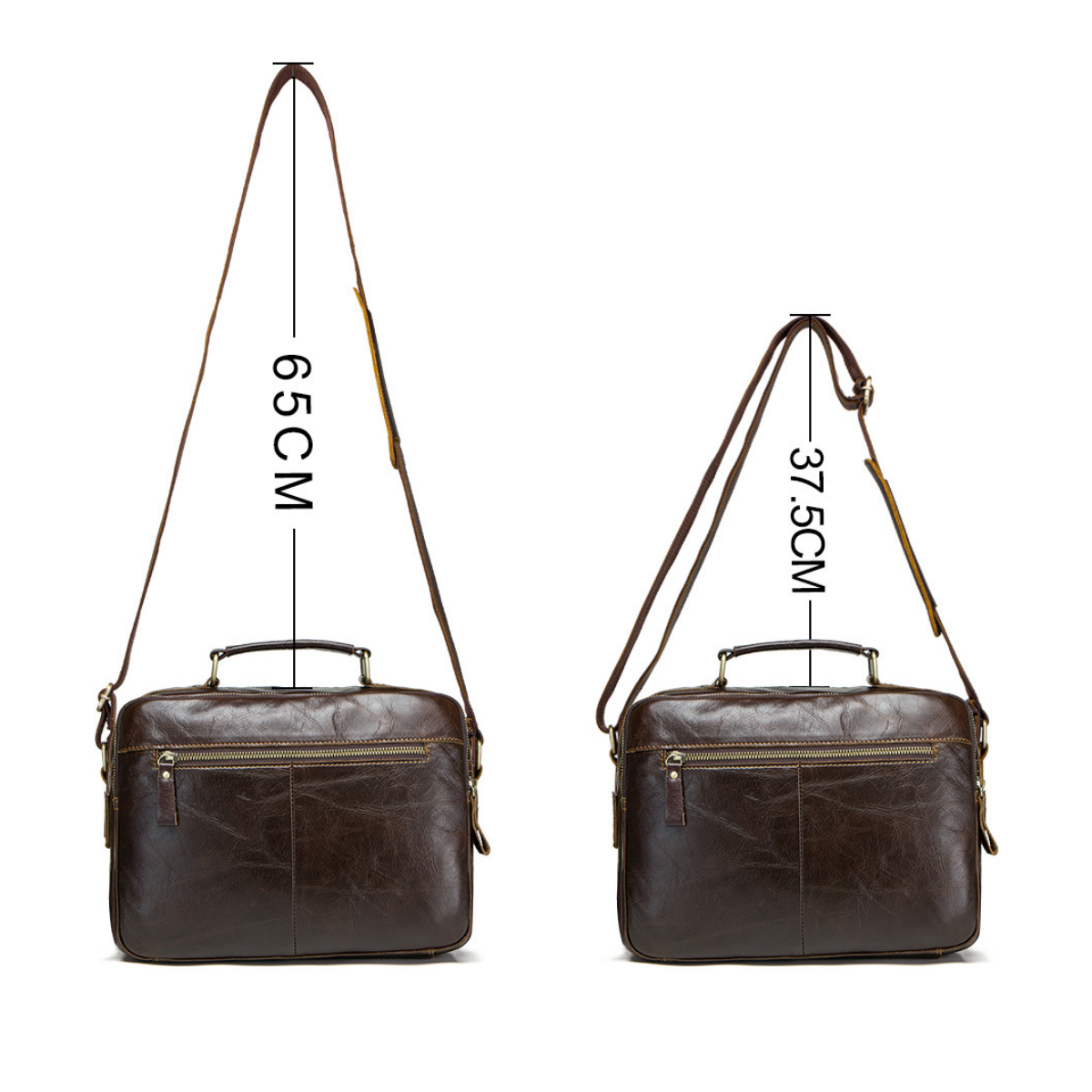 Bolsa Carteiro em Couro Sydney