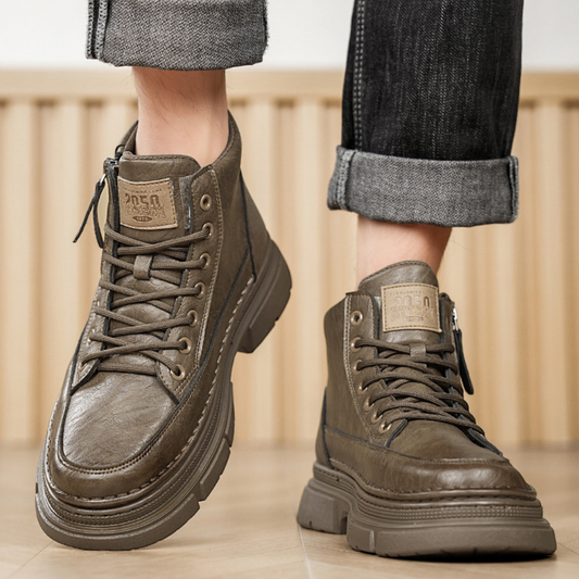 Bota Masculina Casual em Couro Hunter