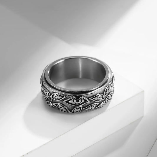 Anel Horus Prata Inox