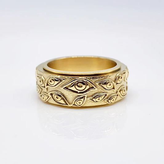 Anel Horus Ouro Inox