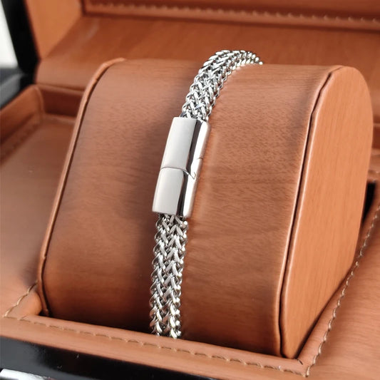 Pulseira Thaddeus Prata Inox