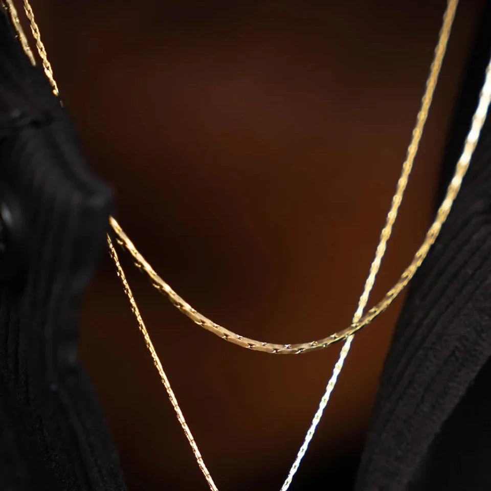 Colar Halo Ouro 18k