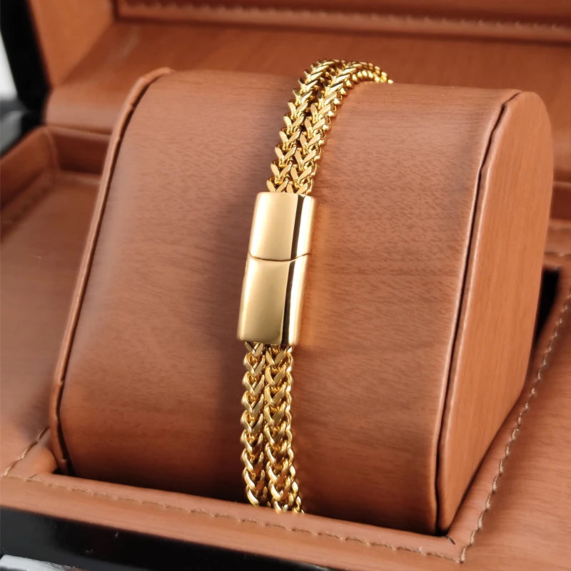 Pulseira Thaddeus Ouro Inox