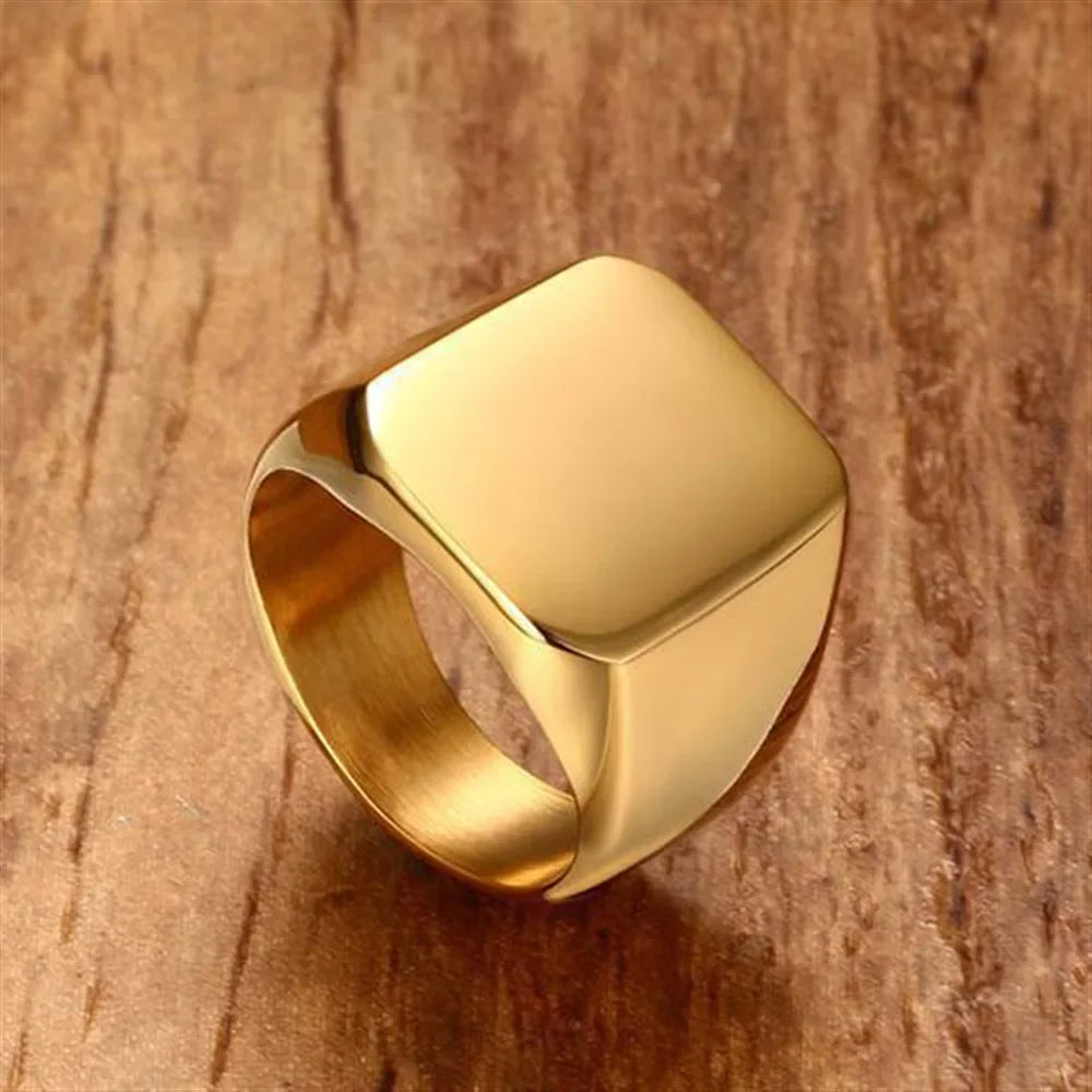 Anel Napoleon Ouro Inox