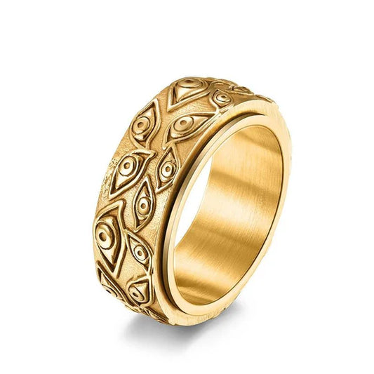 Anel Horus Ouro Inox