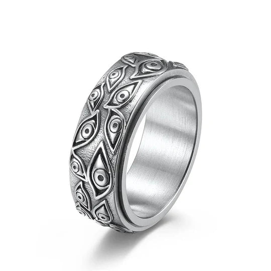 Anel Horus Prata Inox
