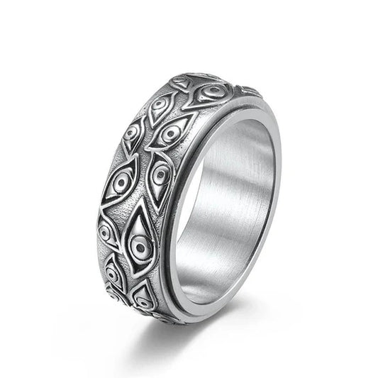 Anel Horus Prata Inox